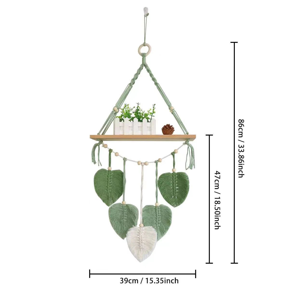 Handcrafted Macramé Lampshade - Boho Chic Light Decor