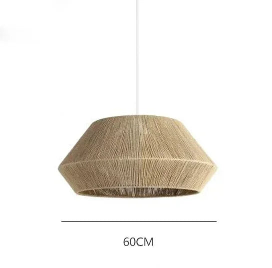 Handwoven Rattan Pendant Light - Vintage Charm for Modern Homes