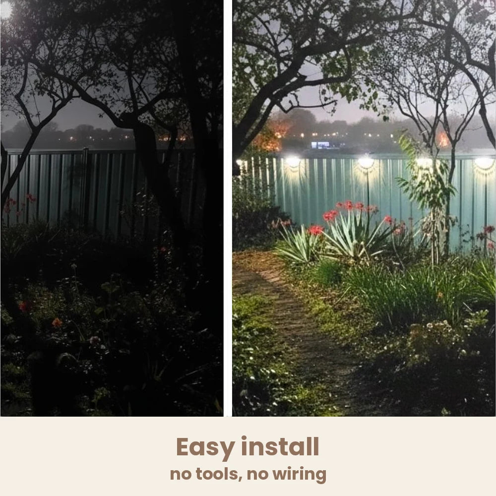 HiLuci™ Fence Lights | Solar Garden Lights