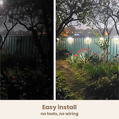 HiLuci™ Fence Lights | Solar Garden Lights