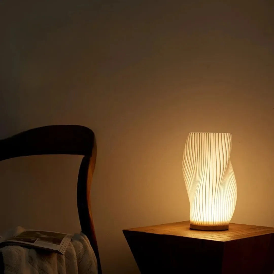 Luminária LED Decorativa de Mesa Impressão 3D – Luci Express