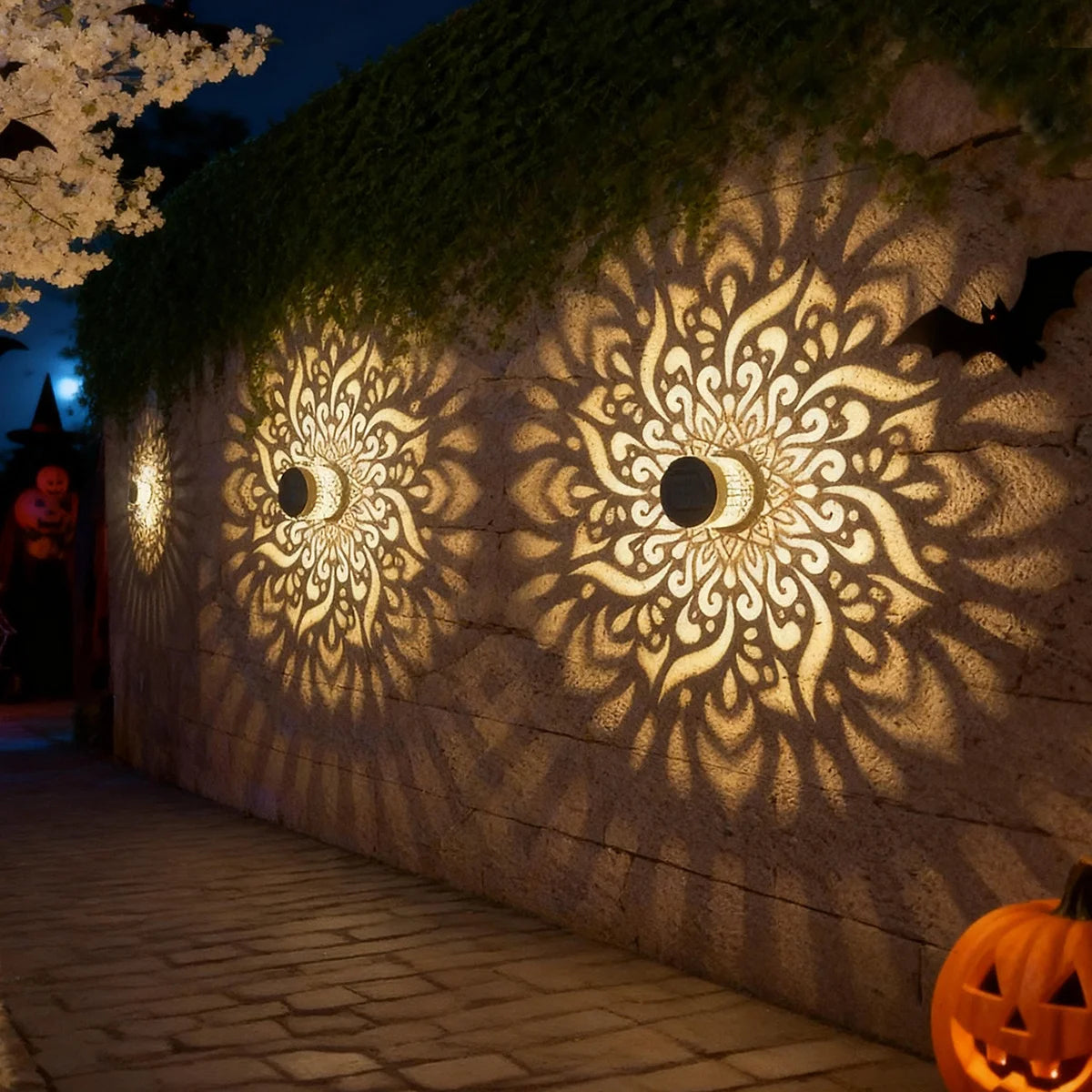 HiLuci™ Datura Wall Lantern | Solar Garden Light