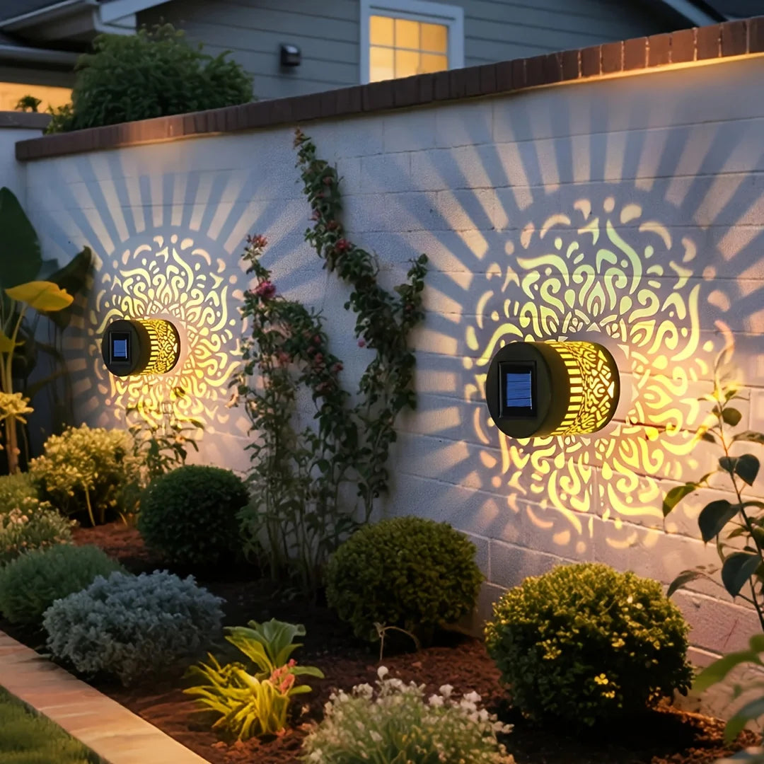HiLuci™ Datura Wall Lantern | Solar Garden Light
