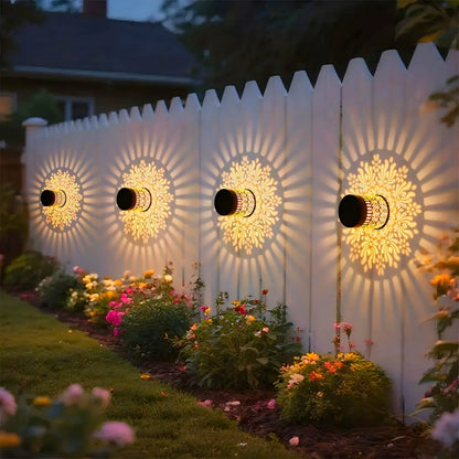 HiLuci™ Datura Wall Lantern | Solar Garden Light