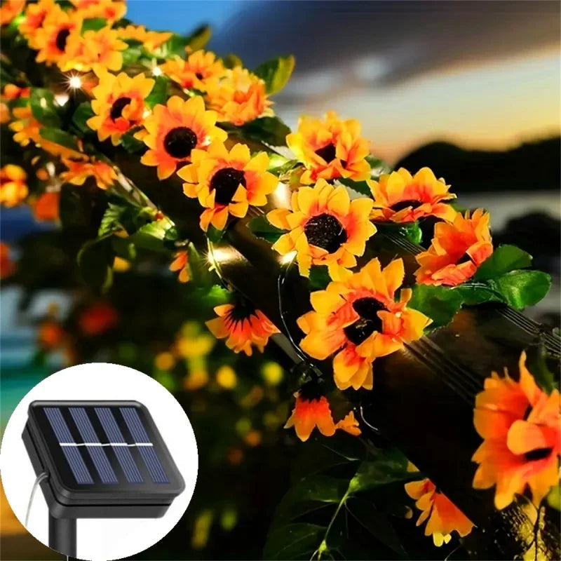 HiLuci™ Vine String Lights | Solar Garden Lights