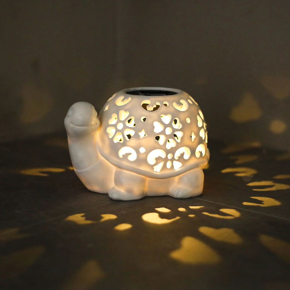 HiLuci™ Saga Turtle Ornament | Solar Garden Light