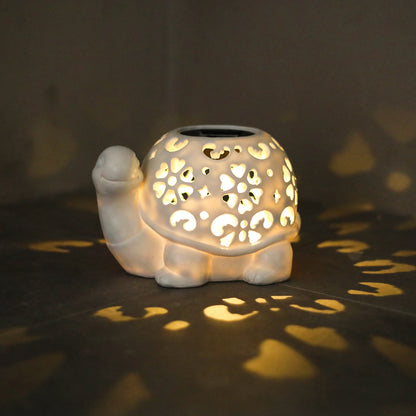 HiLuci™ Saga Turtle Ornament | Solar Garden Light