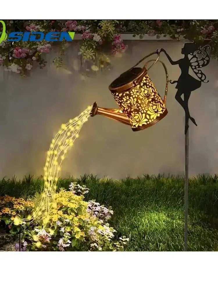 HiLuci™ Fairy Watering Can | Solar Garden Light