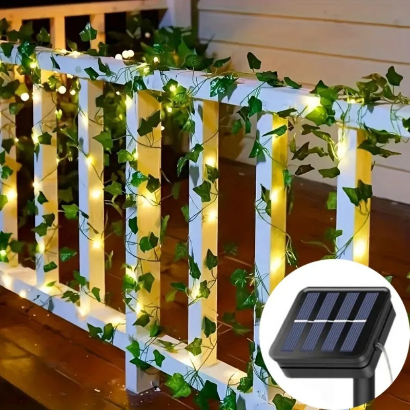HiLuci™ Vine String Lights | Solar Garden Lights